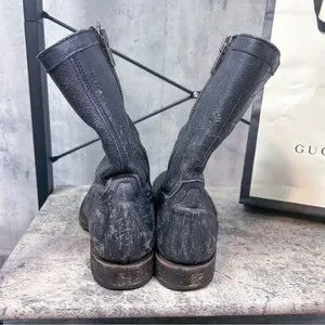 Frye | Shoes | Frye Fulton Inside Zip Black Distressed  display picture 3